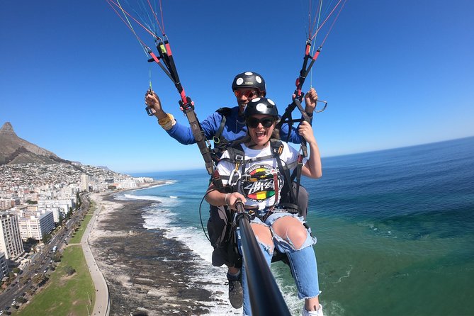 Tandem Paragliding in Cape Town - What You See from Above: Table Mountain, Lion’s Head, and the Coast