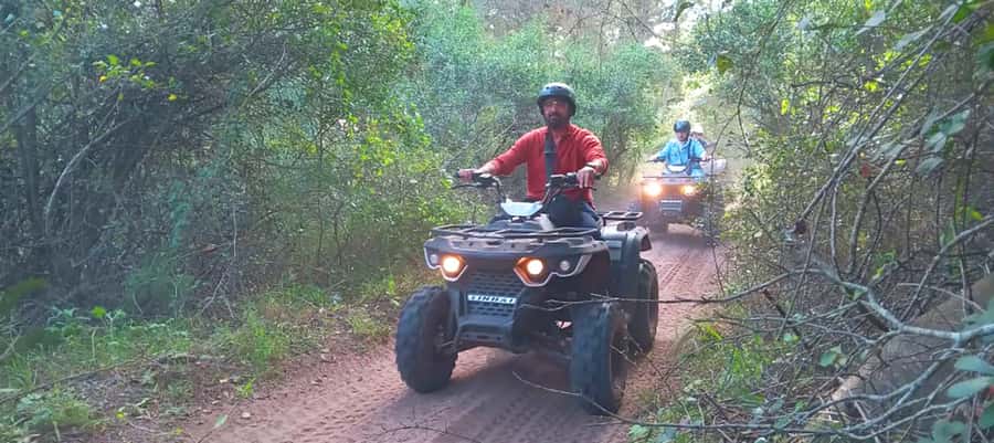 THE CRAGS PLETTENBERG BAY: QUAD BIKE FUN RIDE - What You Do First: Briefing, Helmet, and How the Ride Stays Safe